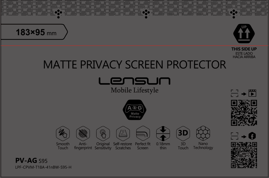 Protector de Pantalla Privacy Matte