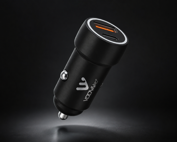 Cargador de carro A+C 30W