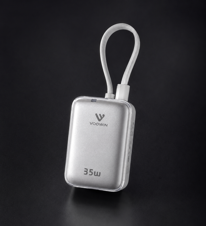 Power Bank VOOWIN 35W con Cables Lightning y USB-C Integrados
