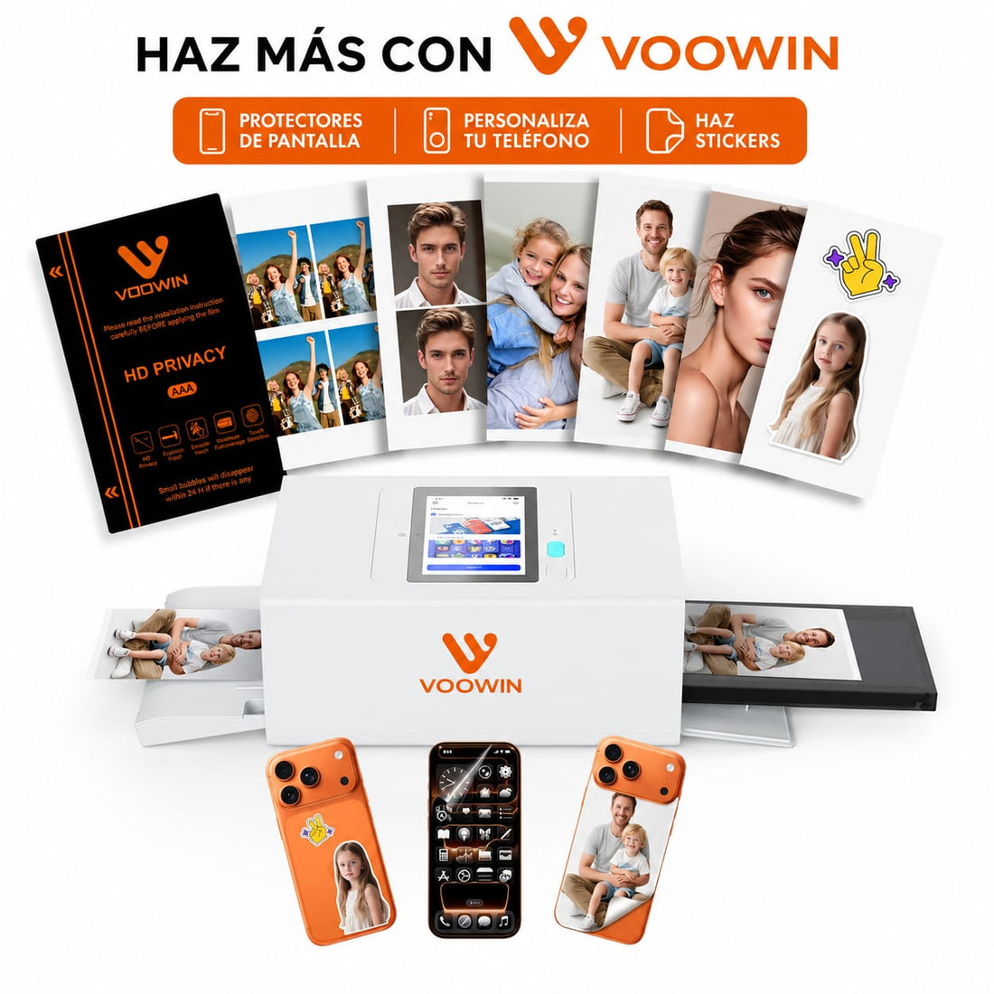 Máquina VOOWIN 3 en 1 – Impresión, Corte y Personalización