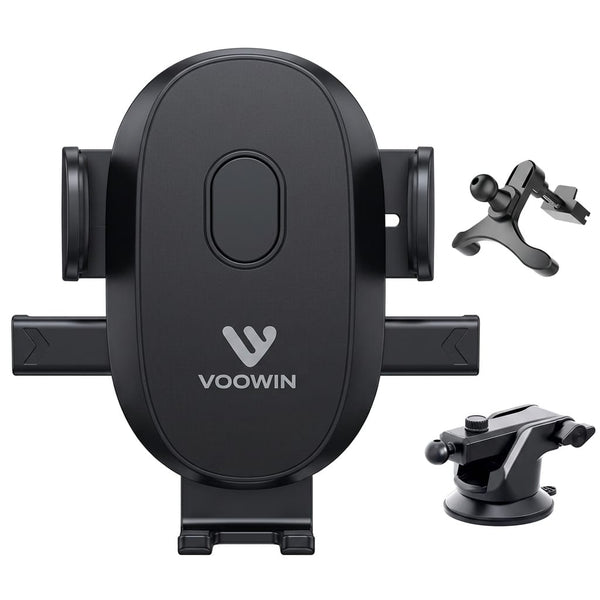 Soporte para Celular VOOWIN 2 en 1 – Doble Base para Auto
