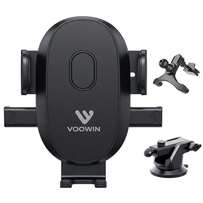 Soporte para Celular VOOWIN 2 en 1 – Doble Base para Auto
