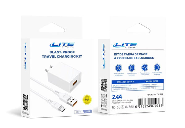 Cargador + cable A-C LITE