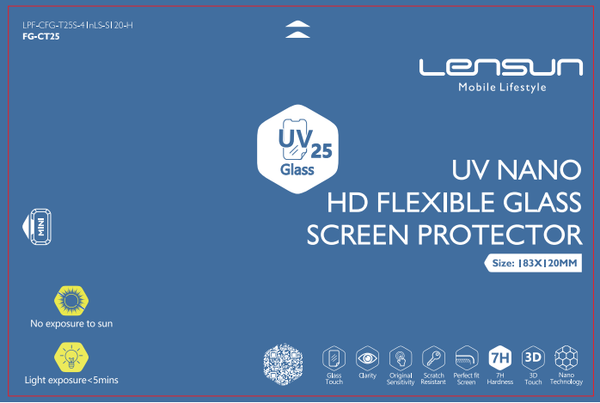 Protector UV Nano HD Flexible Glass