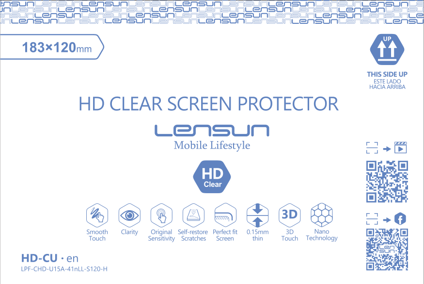Protector de Pantalla HD Transparente