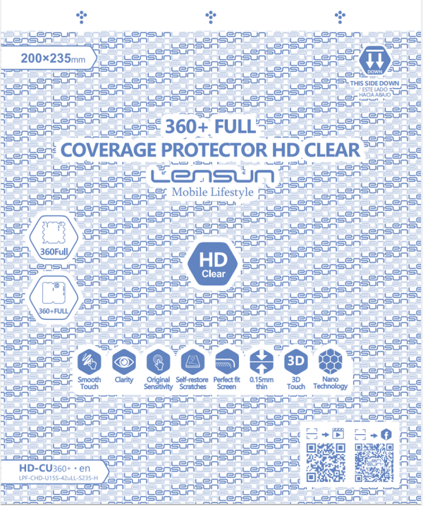 Protector 360+ Cobertura Completa HD Clear