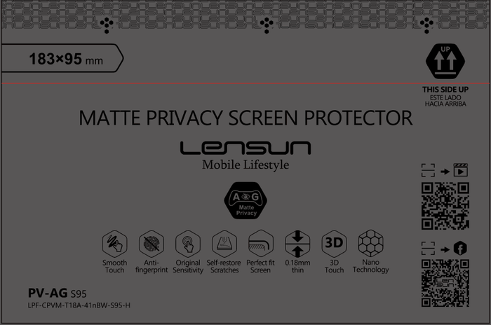 Protector de Pantalla Privacy Matte